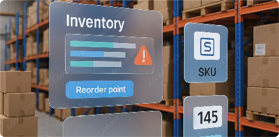 SKUごとの在庫変動や保管状態を可視化