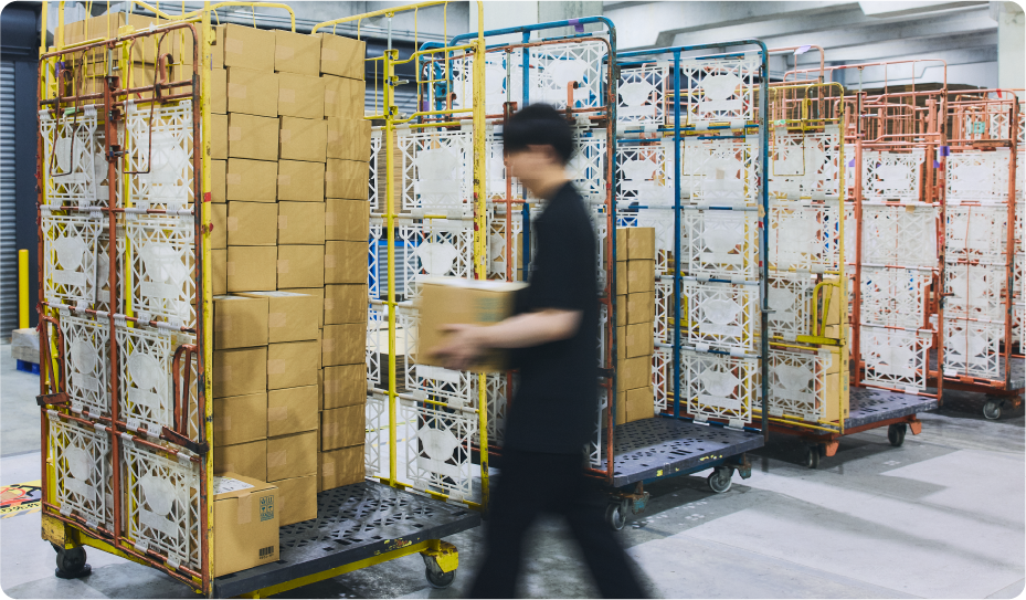 セール時期やキャンペーンにも柔軟に人員増強