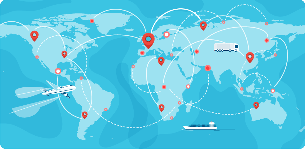 世界150カ国以上に出荷可能